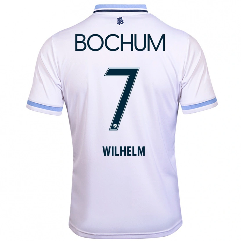Danxen Men Mara Wilhelm #7 White Sky Blue Away Jersey 2025/26 T-Shirt
