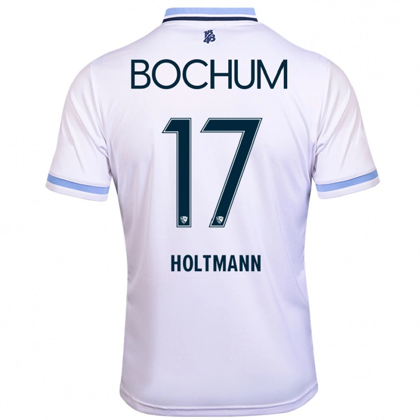 Danxen Men Gerrit Holtmann #17 White Sky Blue Away Jersey 2025/26 T-Shirt