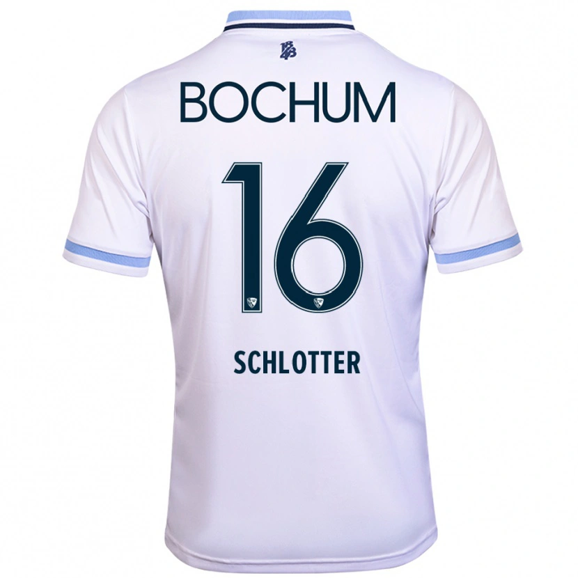 Danxen Men Joel Schlotter #16 White Sky Blue Away Jersey 2025/26 T-Shirt