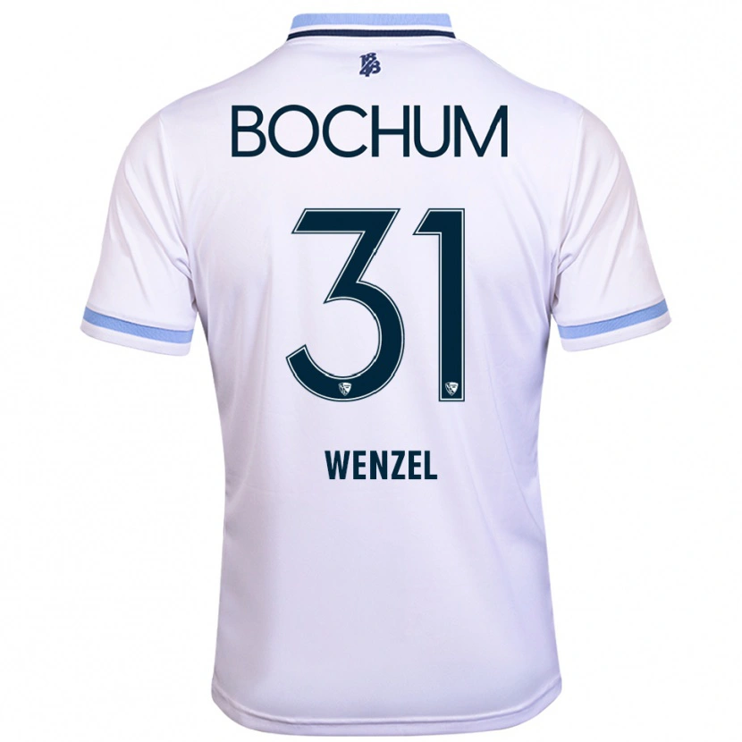 Danxen Men Franziska Wenzel #31 White Sky Blue Away Jersey 2025/26 T-Shirt