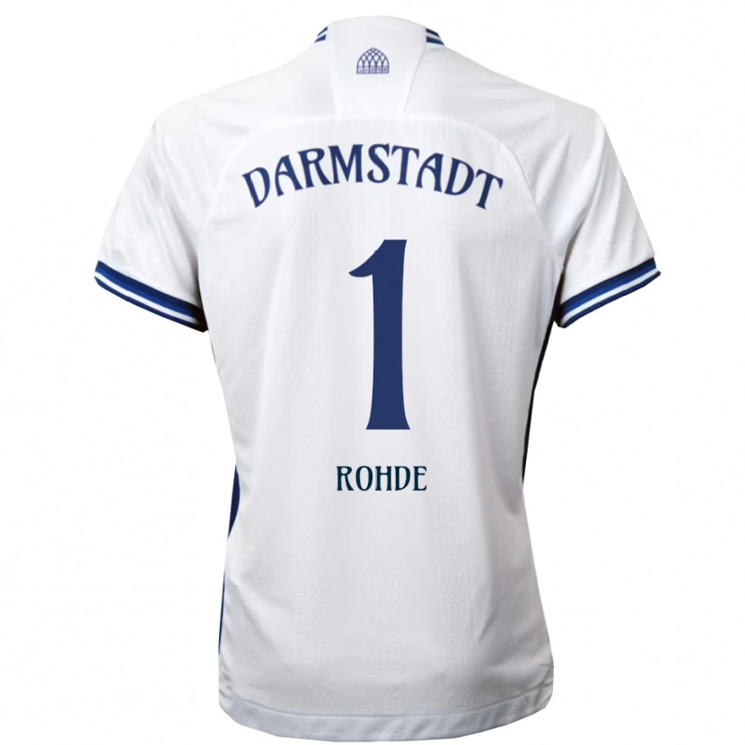 Danxen Men Til Rohde #1 White Blue Away Jersey 2025/26 T-Shirt