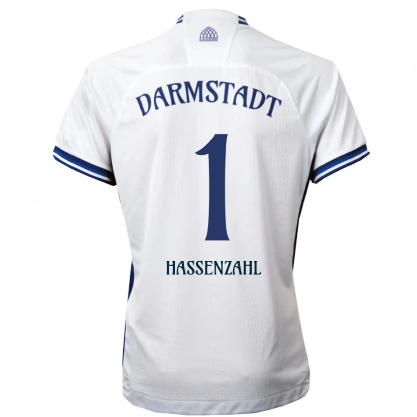 Danxen Men Leon Hassenzahl #1 White Blue Away Jersey 2025/26 T-Shirt