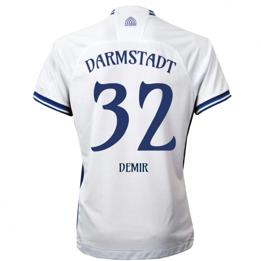 Danxen Men Lean Demir #32 White Blue Away Jersey 2025/26 T-Shirt