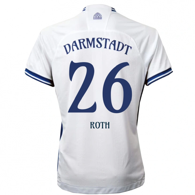 Danxen Men Maximilian Roth #26 White Blue Away Jersey 2025/26 T-Shirt