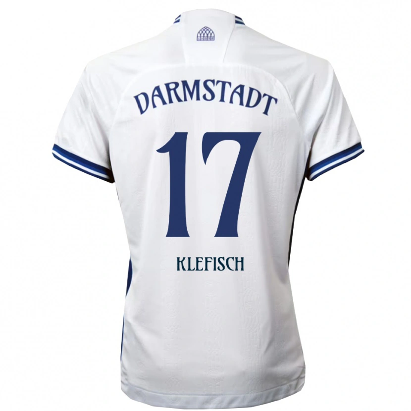 Danxen Men Kai Klefisch #17 White Blue Away Jersey 2025/26 T-Shirt