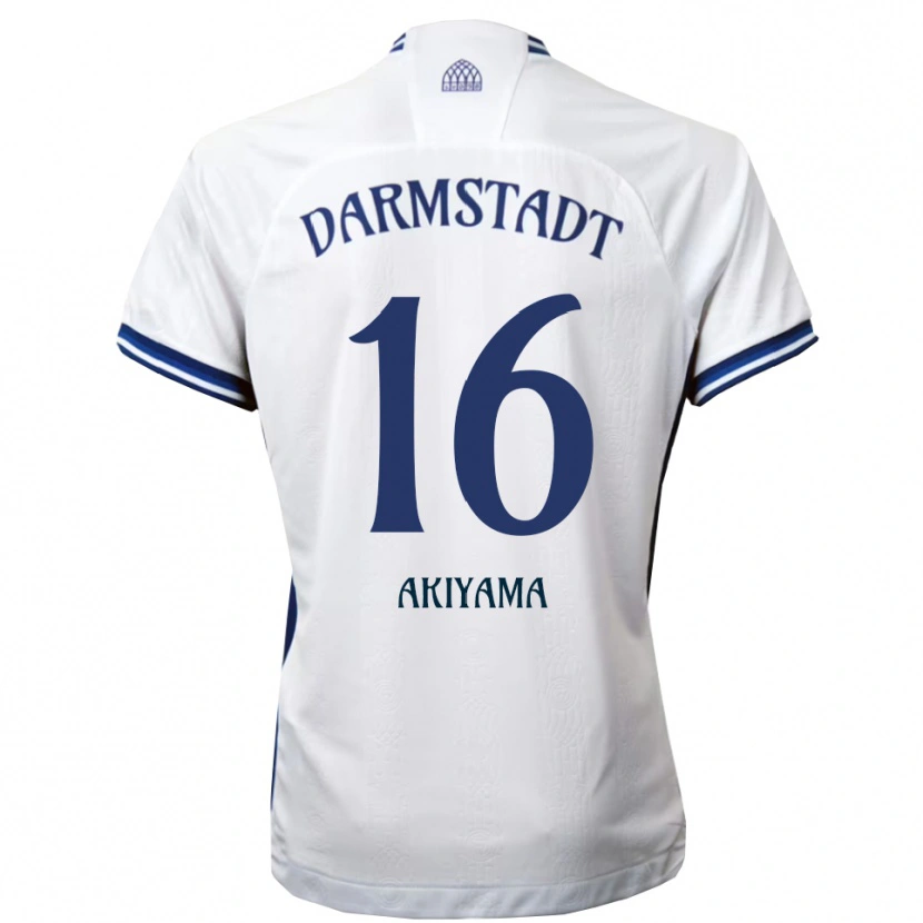 Danxen Men Hiroki Akiyama #16 White Blue Away Jersey 2025/26 T-Shirt