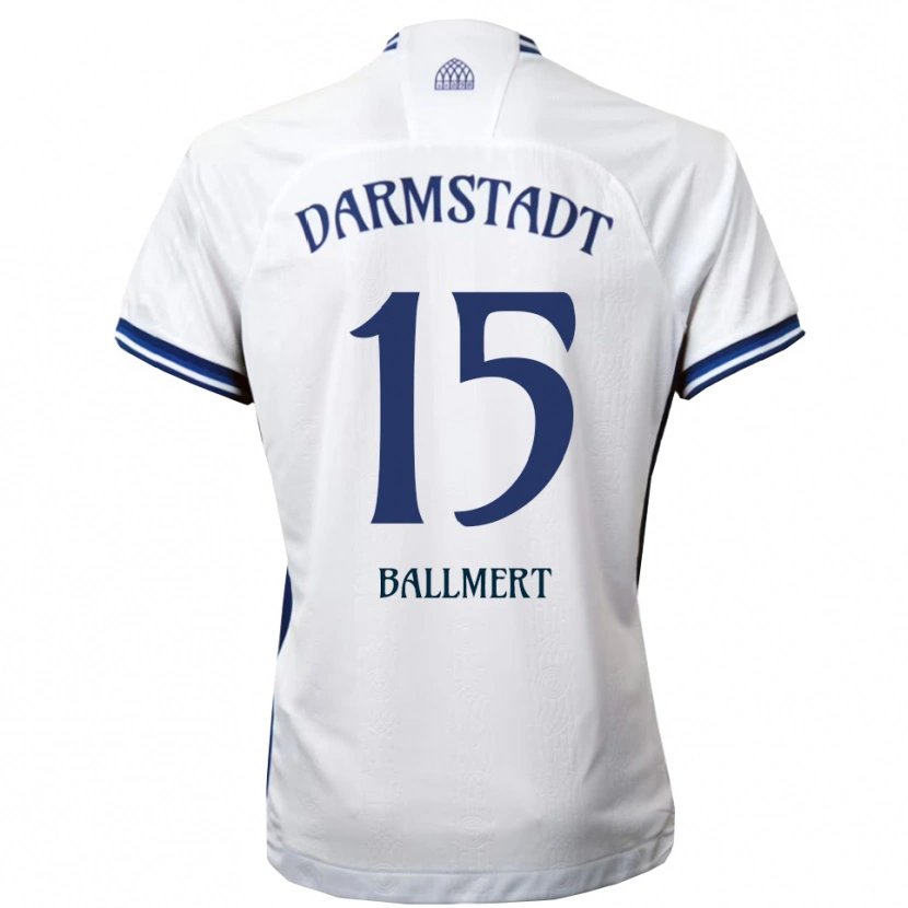 Danxen Men Markus Ballmert #15 White Blue Away Jersey 2025/26 T-Shirt