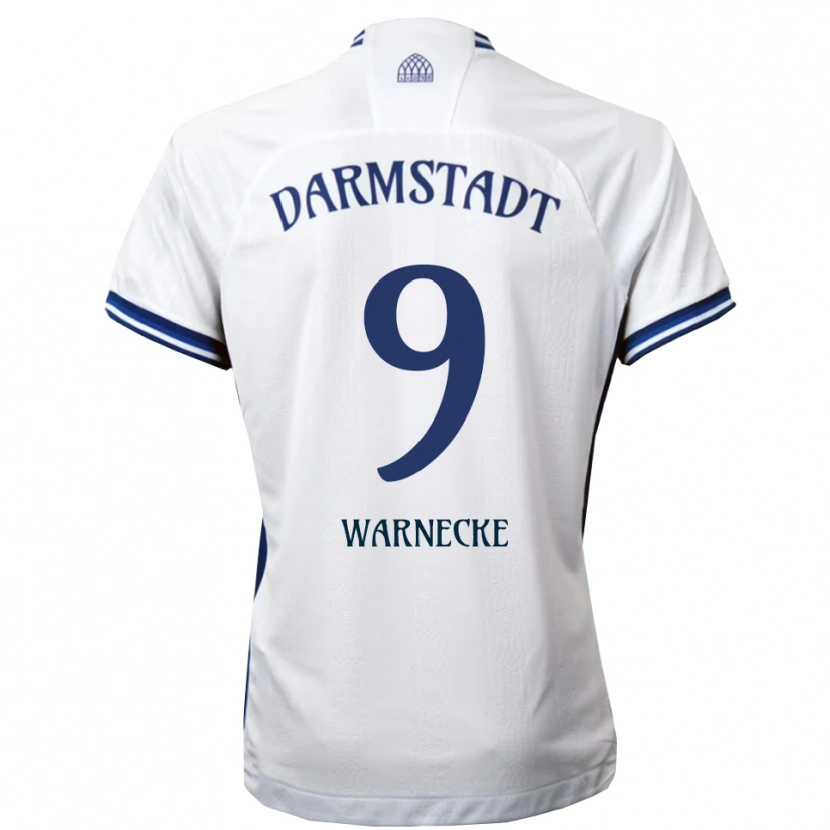 Danxen Men Ben Warnecke #9 White Blue Away Jersey 2025/26 T-Shirt