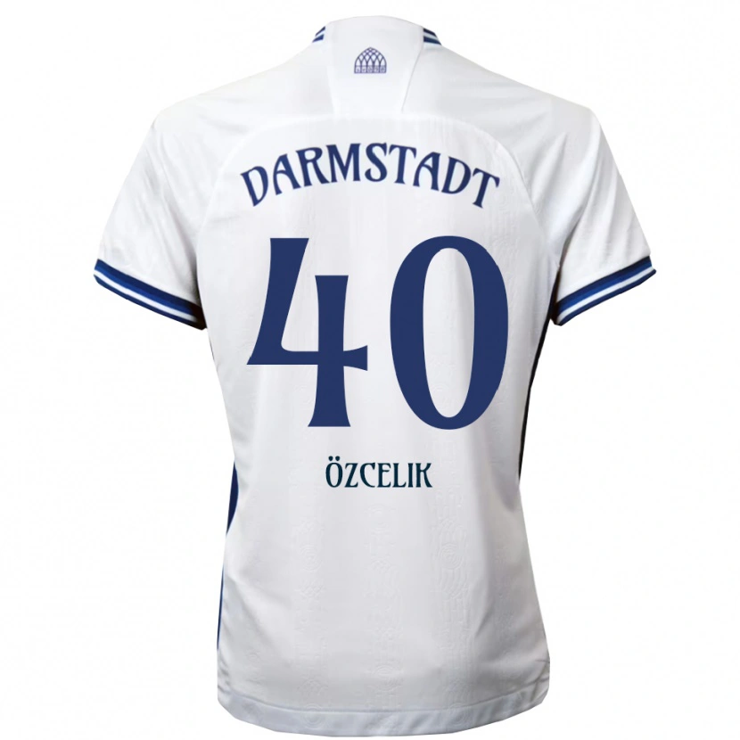 Danxen Men Mehmet Özçelik #40 White Blue Away Jersey 2025/26 T-Shirt