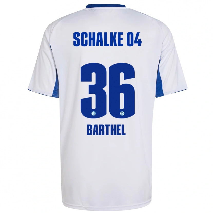 Danxen Men Niklas Barthel #36 White Blue Away Jersey 2025/26 T-Shirt