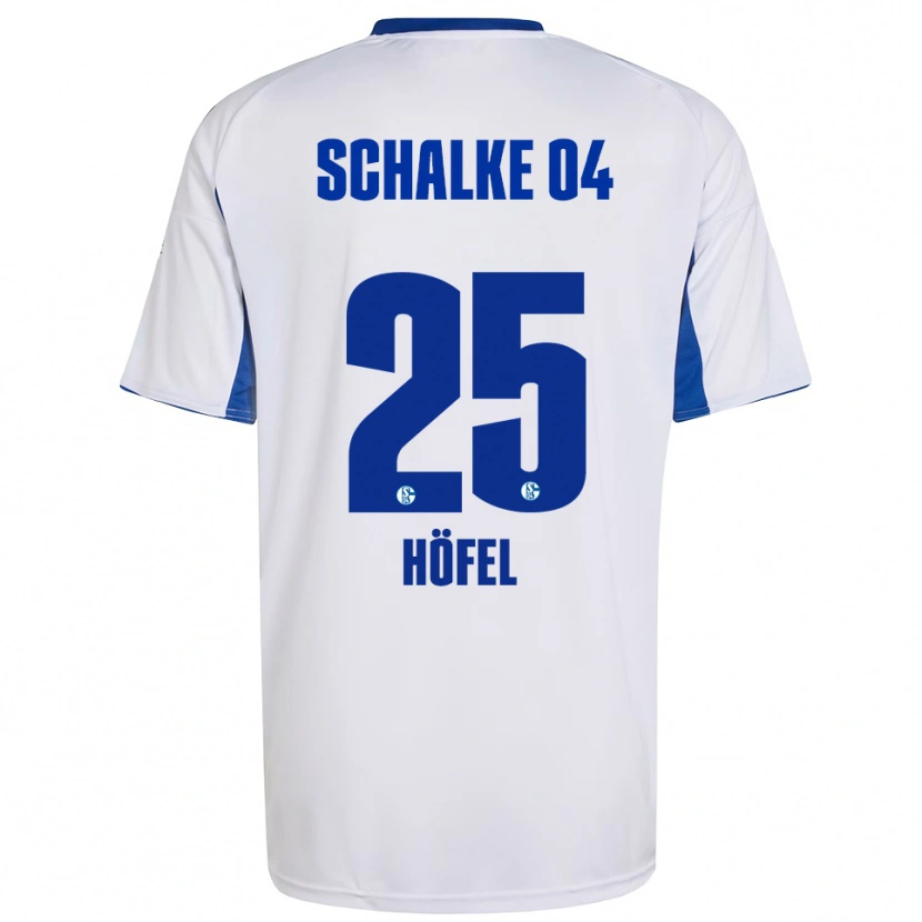 Danxen Men Luca Höfel #25 White Blue Away Jersey 2025/26 T-Shirt