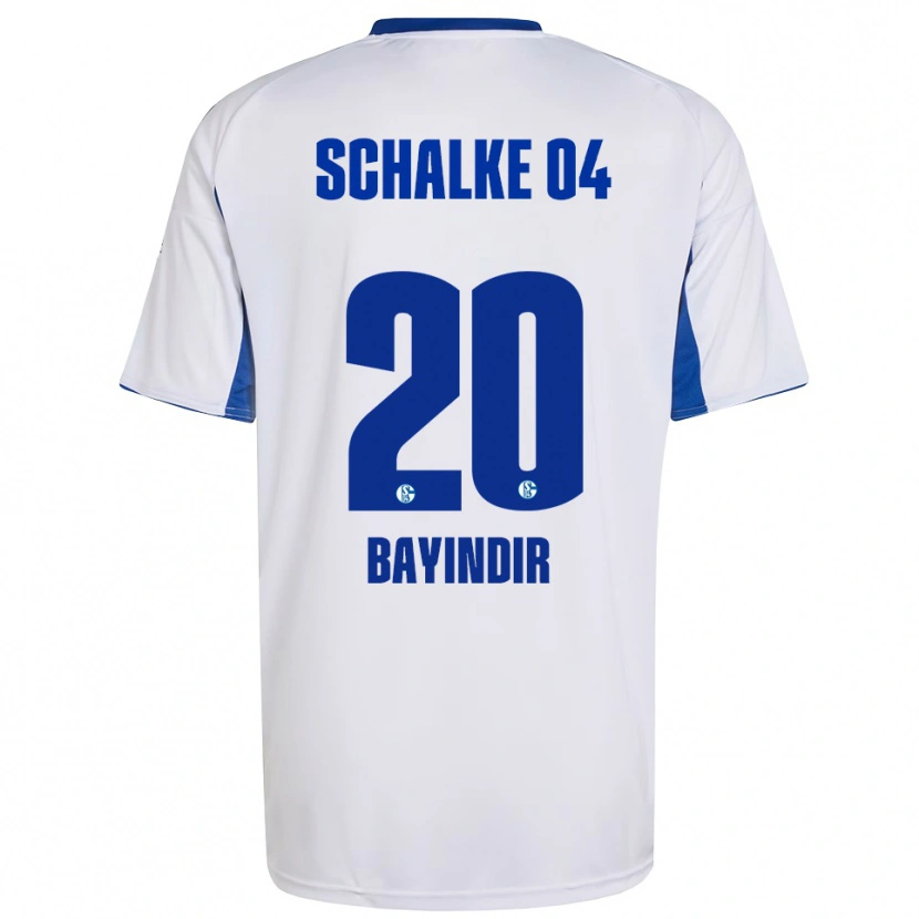 Danxen Men Aris Bayindir #20 White Blue Away Jersey 2025/26 T-Shirt