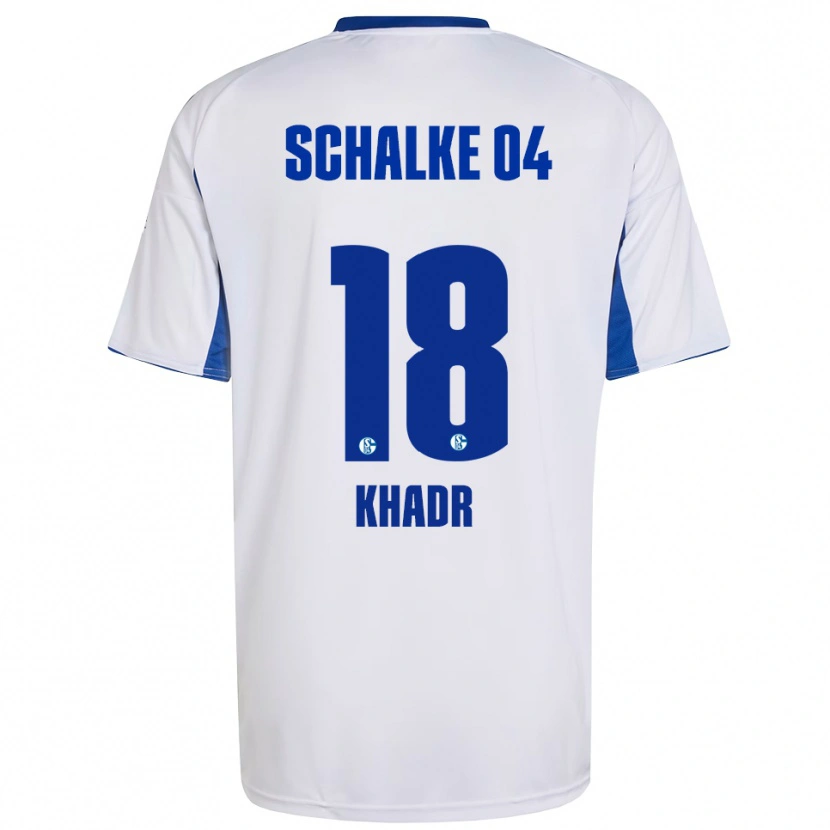 Danxen Men Mika Khadr #18 White Blue Away Jersey 2025/26 T-Shirt