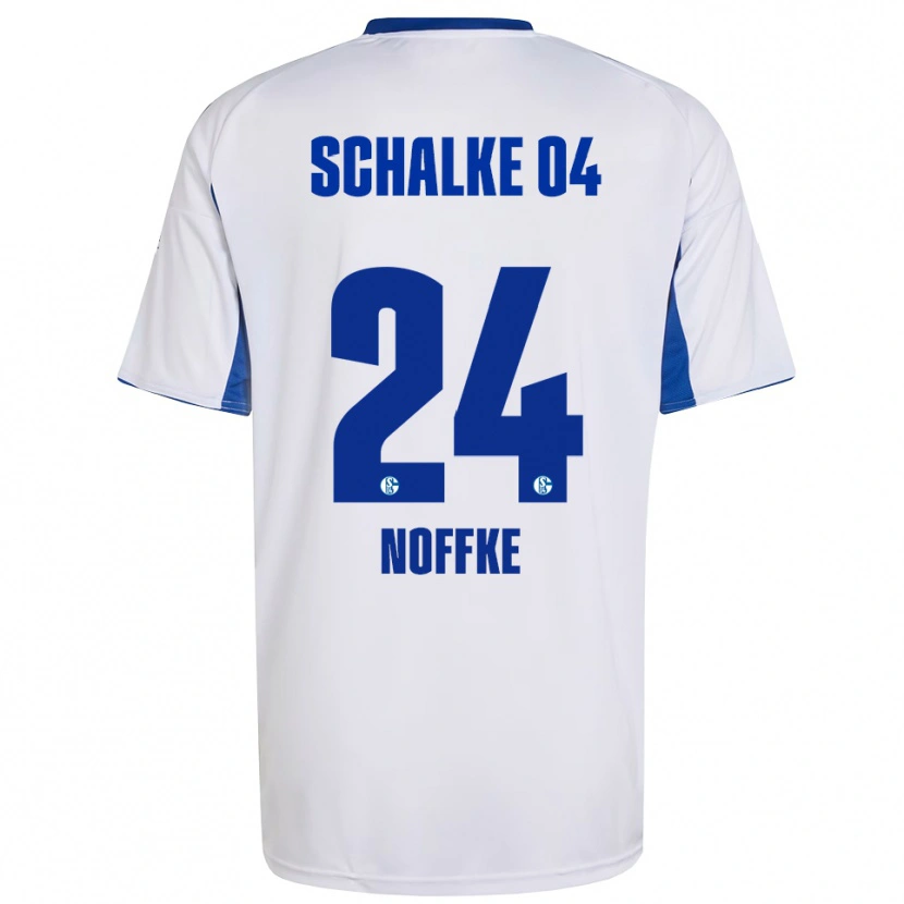 Danxen Men Shari Noffke #24 White Blue Away Jersey 2025/26 T-Shirt