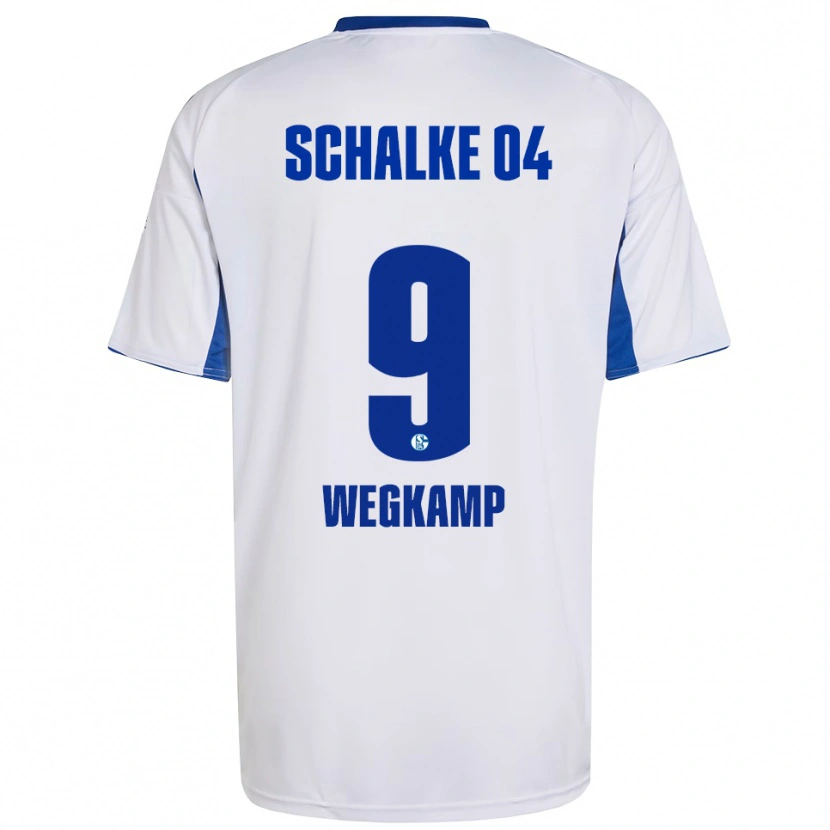 Danxen Men Gerrit Wegkamp #9 White Blue Away Jersey 2025/26 T-Shirt