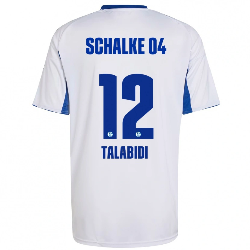 Danxen Men Malik Talabidi #12 White Blue Away Jersey 2025/26 T-Shirt