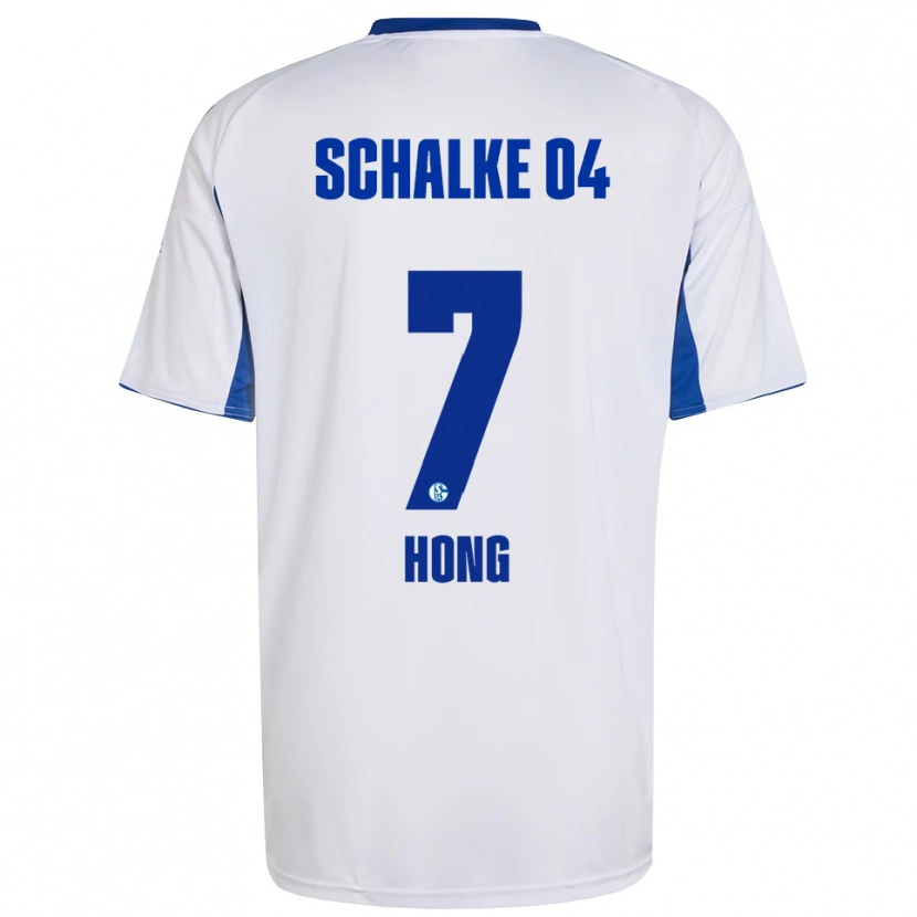 Danxen Men Seok-Ju Hong #7 White Blue Away Jersey 2025/26 T-Shirt