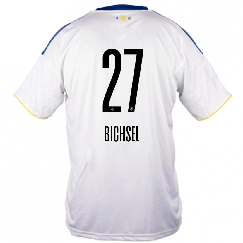 Danxen Men Joel Bichsel #27 White Blue Yellow Away Jersey 2025/26 T-Shirt