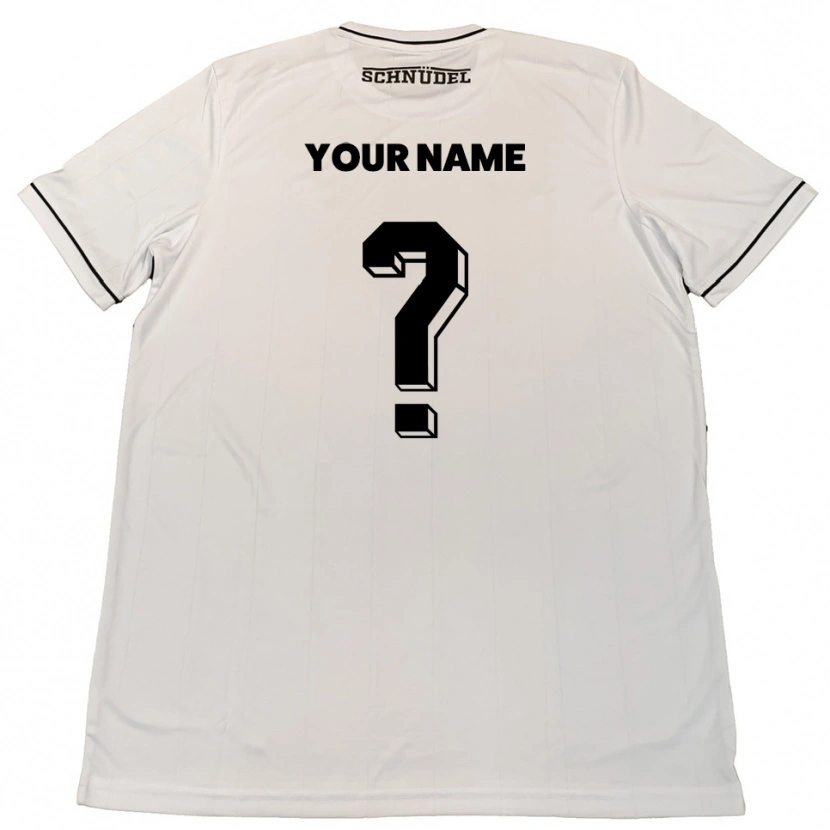 Danxen Men Your Name #0 White Black Away Jersey 2025/26 T-Shirt
