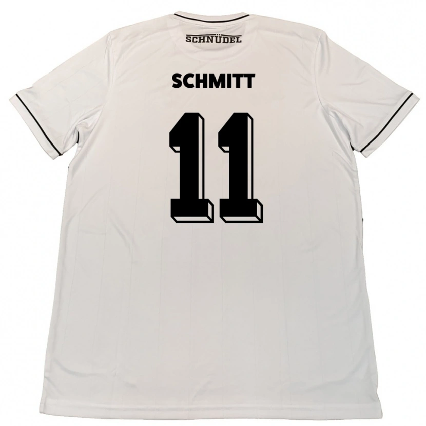Danxen Men Valentin Schmitt #11 White Black Away Jersey 2025/26 T-Shirt