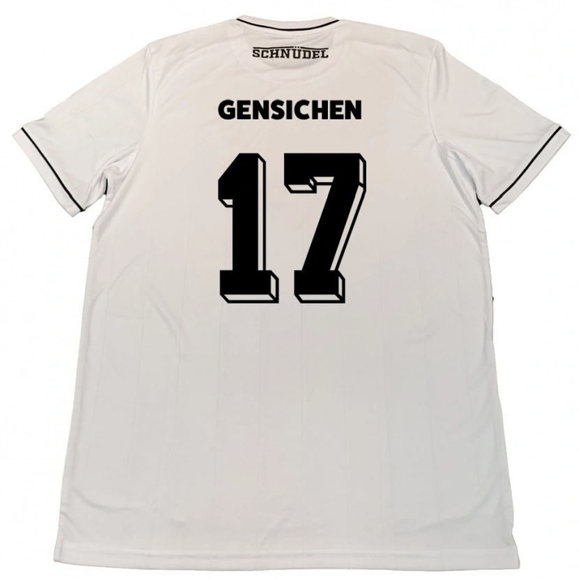 Danxen Men Tim Gensichen #17 White Black Away Jersey 2025/26 T-Shirt