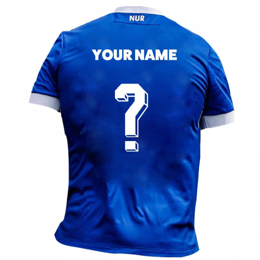 Danxen Men Your Name #0 Blue White Away Jersey 2025/26 T-Shirt