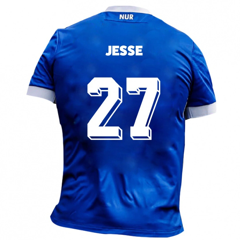 Danxen Men Karl Jesse #27 Blue White Away Jersey 2025/26 T-Shirt