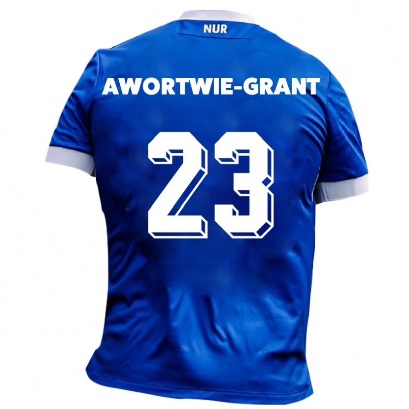 Danxen Men Nyamekye Awortwie-Grant #23 Blue White Away Jersey 2025/26 T-Shirt