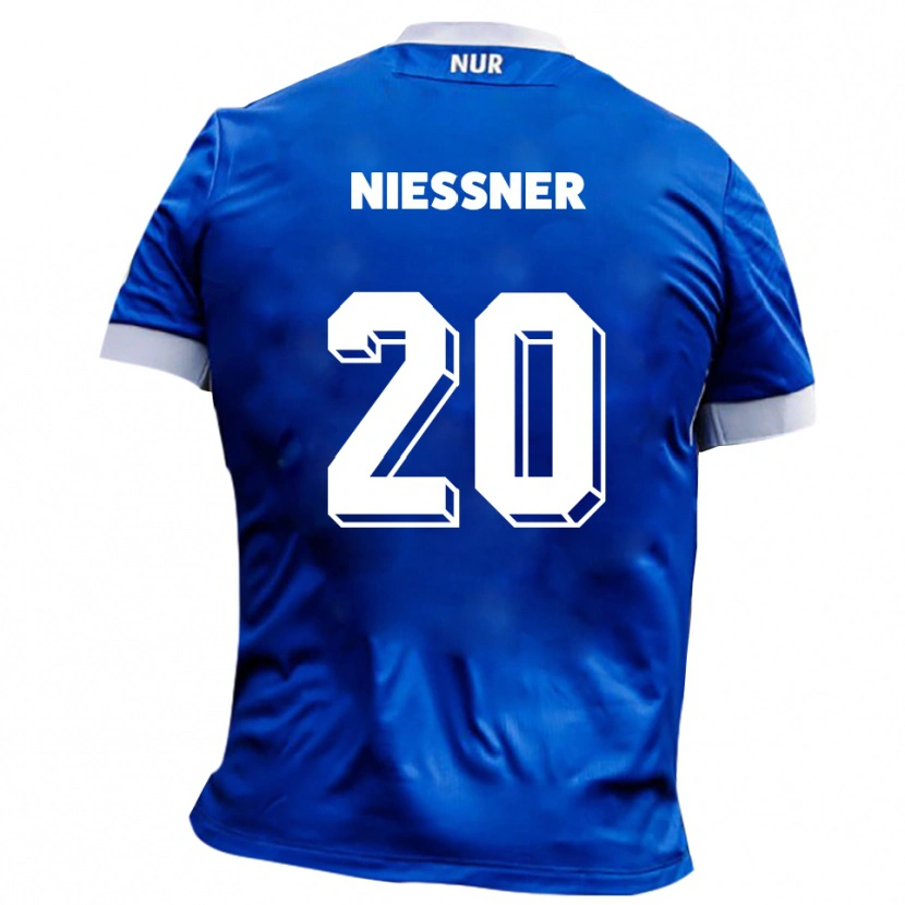Danxen Men Lennard Nießner #20 Blue White Away Jersey 2025/26 T-Shirt