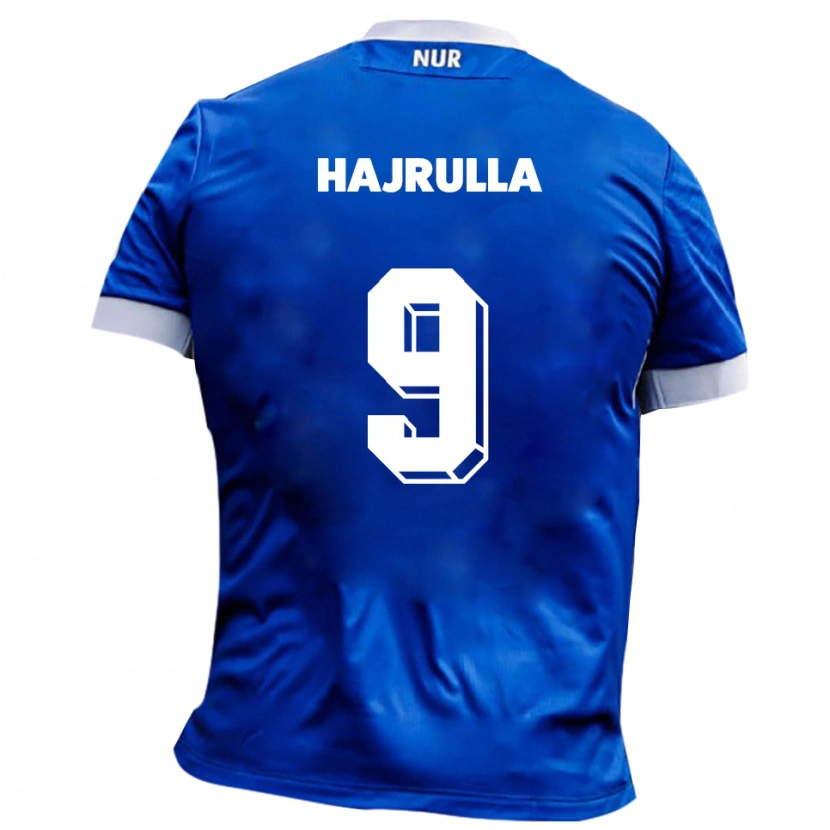 Danxen Men Romarjo Hajrulla #9 Blue White Away Jersey 2025/26 T-Shirt