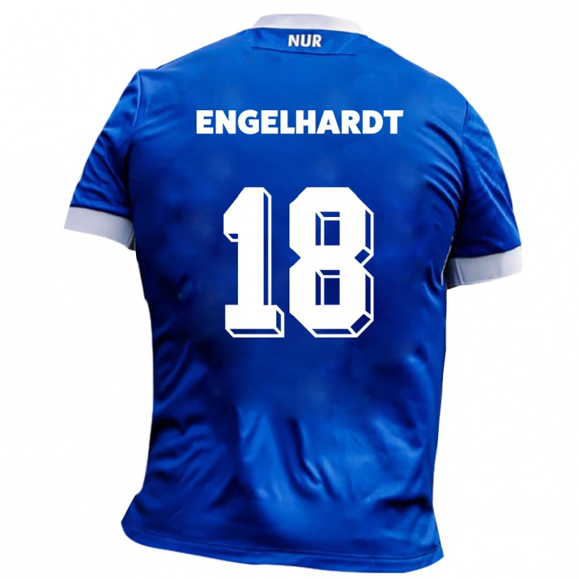 Danxen Men Erik Engelhardt #18 Blue White Away Jersey 2025/26 T-Shirt
