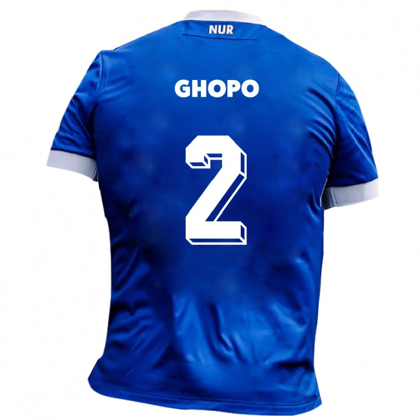 Danxen Men Morel Ghopo #2 Blue White Away Jersey 2025/26 T-Shirt
