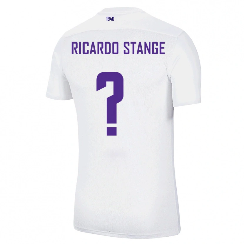 Danxen Men Andres Ricardo Stange #0 White Green Away Jersey 2025/26 T-Shirt