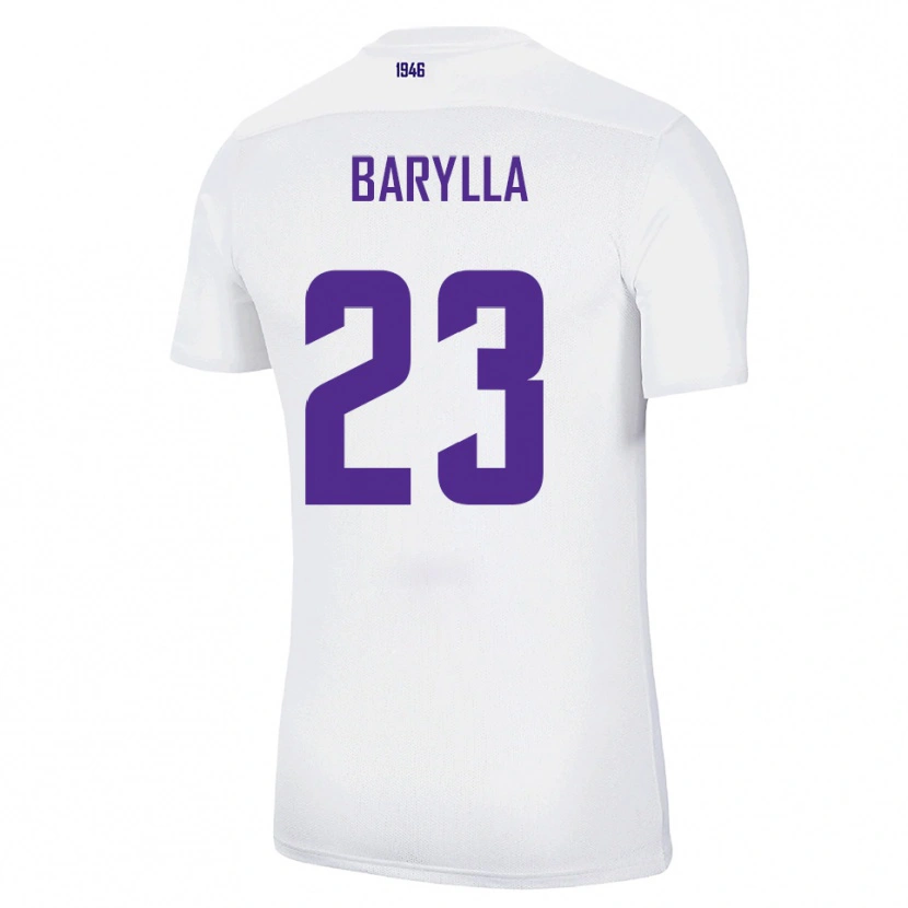 Danxen Men Anthony Barylla #23 White Green Away Jersey 2025/26 T-Shirt