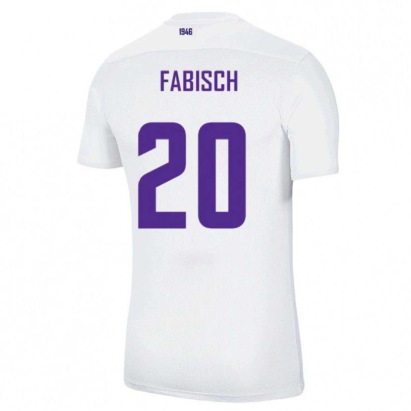 Danxen Men Jonah Fabisch #20 White Green Away Jersey 2025/26 T-Shirt