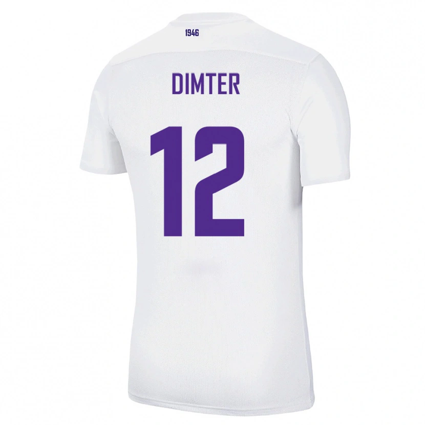 Danxen Men Noel Dimter #12 White Green Away Jersey 2025/26 T-Shirt