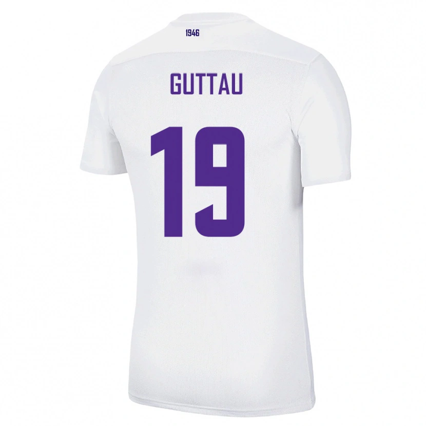 Danxen Men Julian Guttau #19 White Green Away Jersey 2025/26 T-Shirt