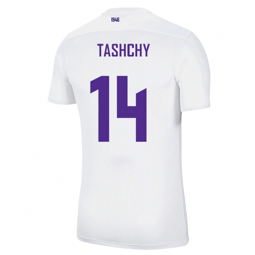Danxen Men Boris Tashchy #14 White Green Away Jersey 2025/26 T-Shirt