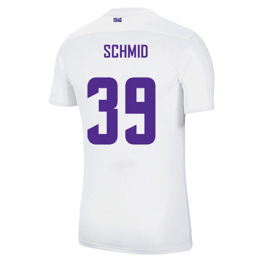 Danxen Men Maximilian Schmid #39 White Green Away Jersey 2025/26 T-Shirt