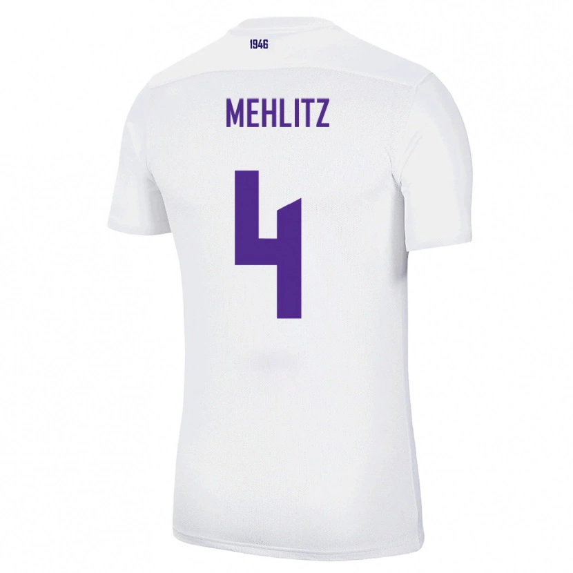 Danxen Men Fabian Mehlitz #4 White Green Away Jersey 2025/26 T-Shirt