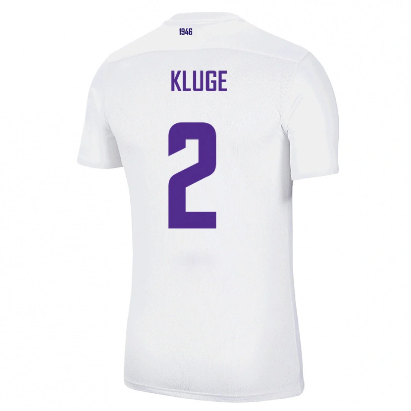 Danxen Men Maximilian Kluge #2 White Green Away Jersey 2025/26 T-Shirt
