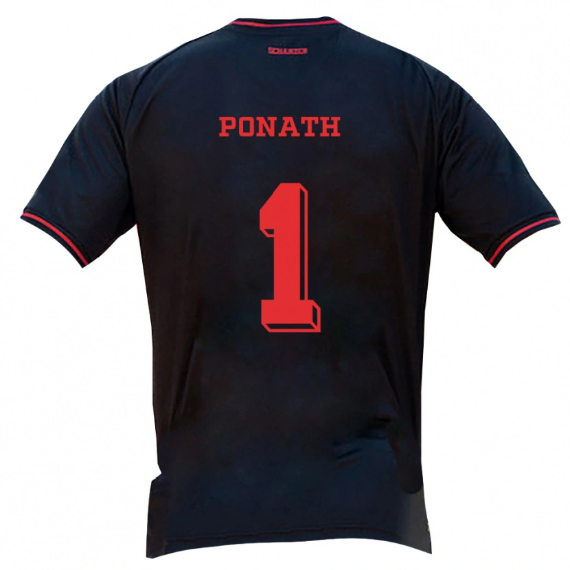 Danxen Men Markus Ponath #1 Black Red White Away Jersey 2025/26 T-Shirt
