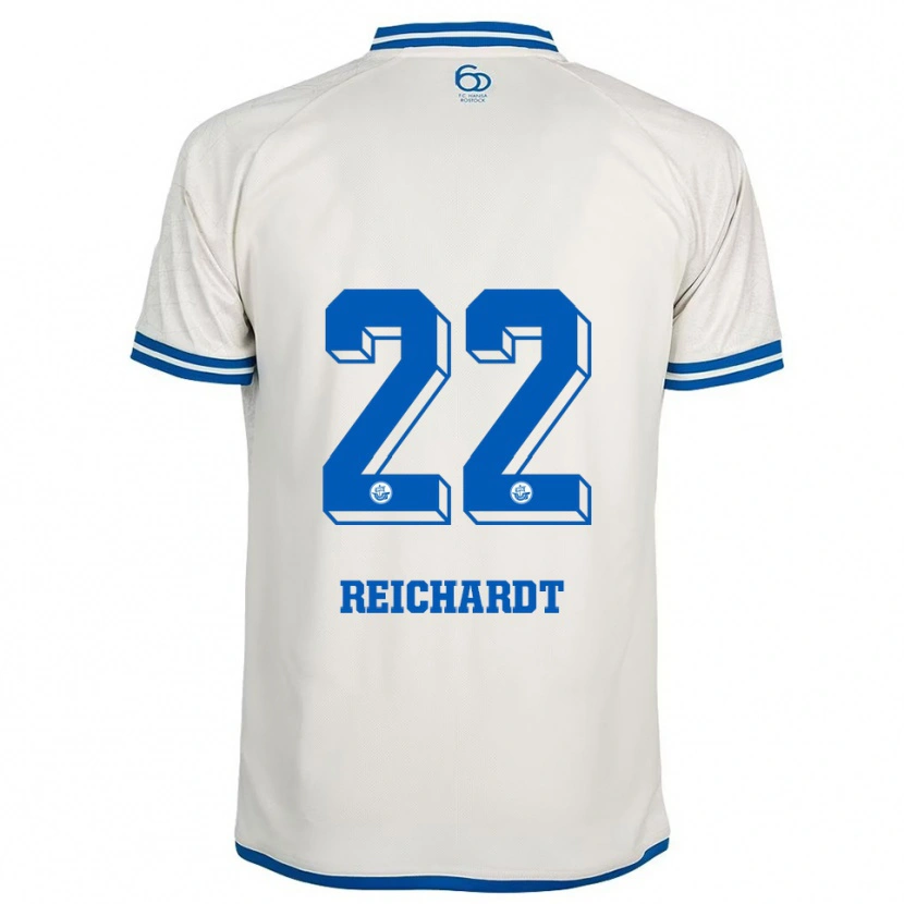 Danxen Men Leon Reichardt #22 White Blue Away Jersey 2025/26 T-Shirt