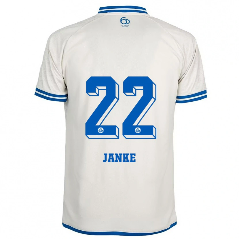 Danxen Men Kim Janke #22 White Blue Away Jersey 2025/26 T-Shirt