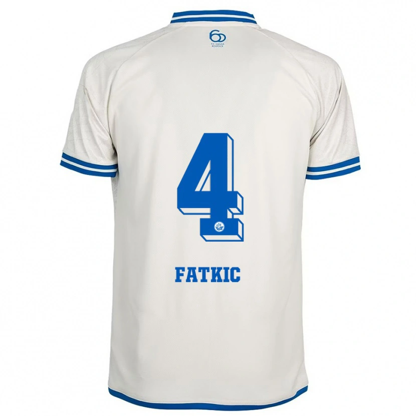 Danxen Men Kenan Fatkic #4 White Blue Away Jersey 2025/26 T-Shirt
