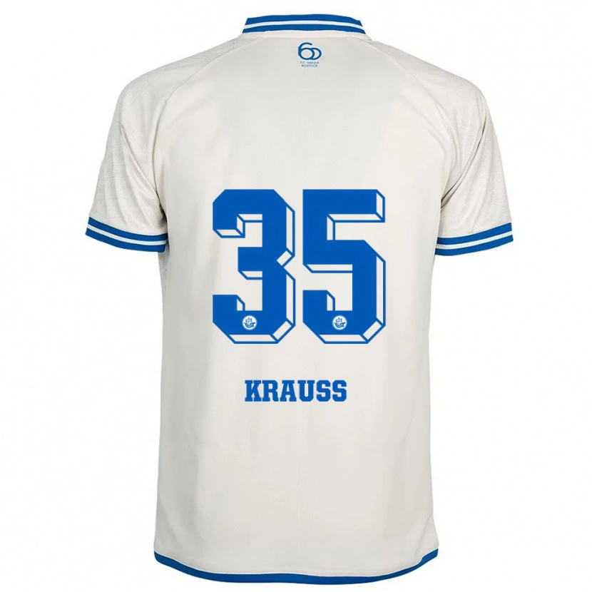 Danxen Men Maximilian Krauß #35 White Blue Away Jersey 2025/26 T-Shirt