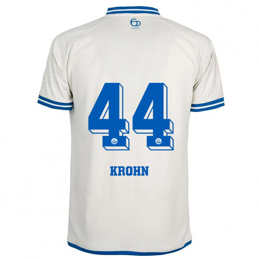 Danxen Men Tim Krohn #44 White Blue Away Jersey 2025/26 T-Shirt