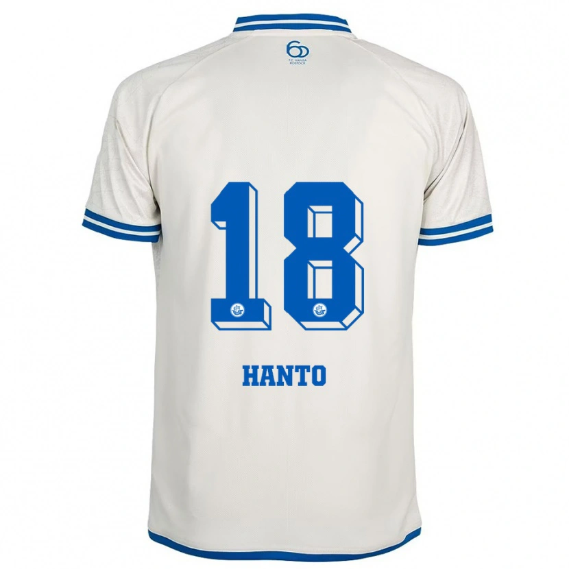 Danxen Men Celine Hanto #18 White Blue Away Jersey 2025/26 T-Shirt