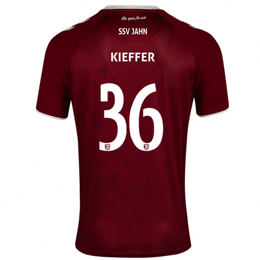 Danxen Men Ben Kieffer #36 Burgundy White Away Jersey 2025/26 T-Shirt