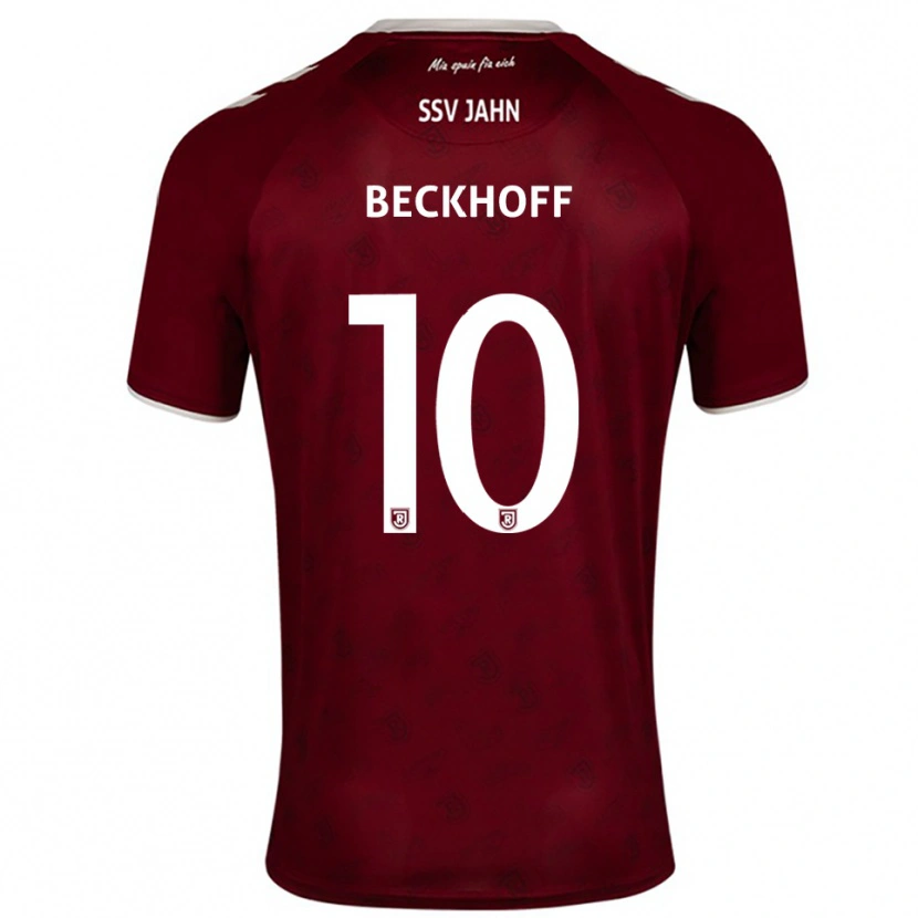 Danxen Men Phil Beckhoff #10 Burgundy White Away Jersey 2025/26 T-Shirt